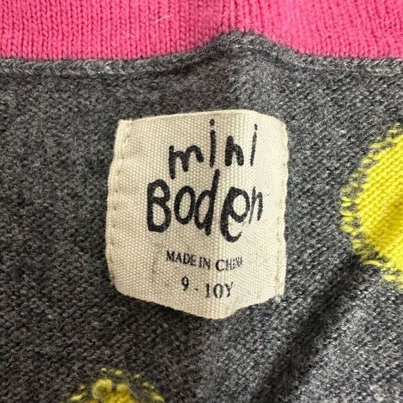 Mini Boden Hotchpotch Polka Dot Cardigan Sweater size 9-10 - Picture 5 of 6